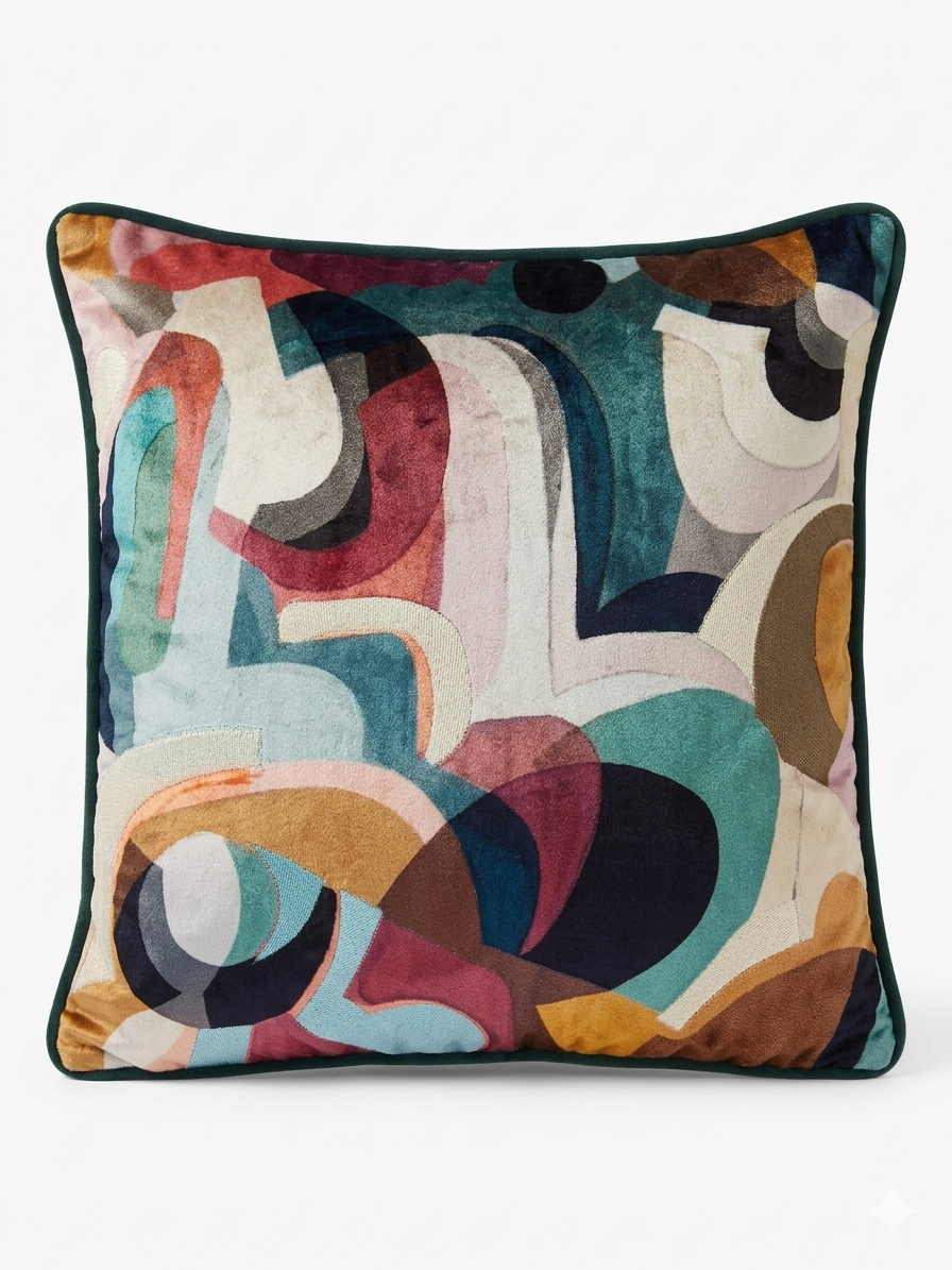 Abstract Botanica Cushion