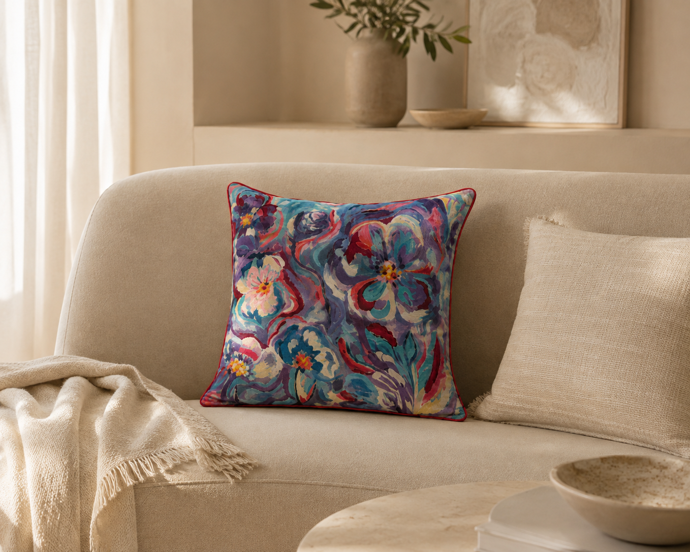 Hazy Flower Cushion
