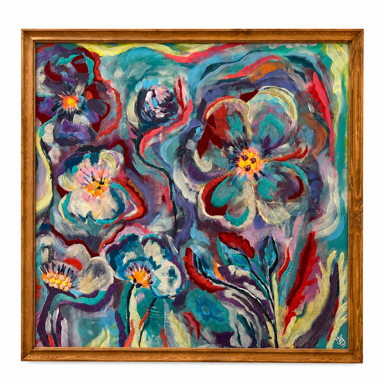 Hazy Flower Art Piece