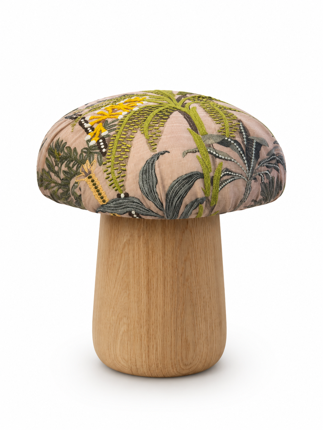 Mediterranean Trees Mushroom Pouf