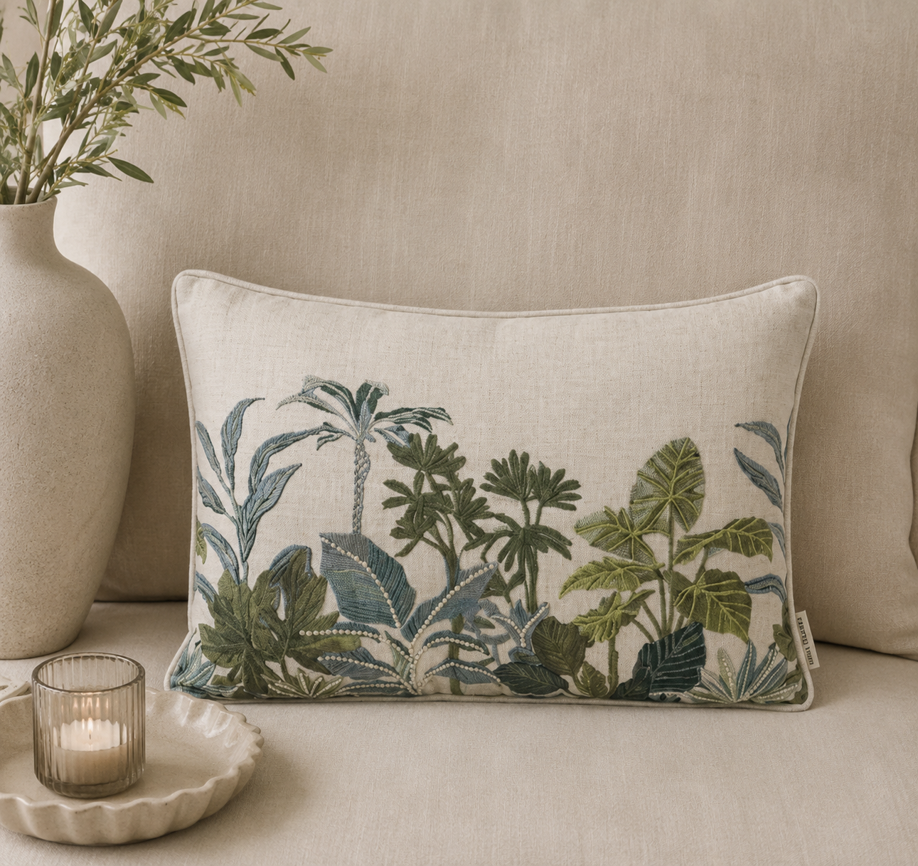 Mediterranean Trees Cushion