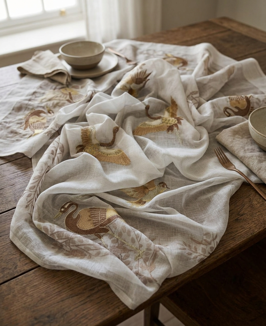 Aaru Birds Table Cloth