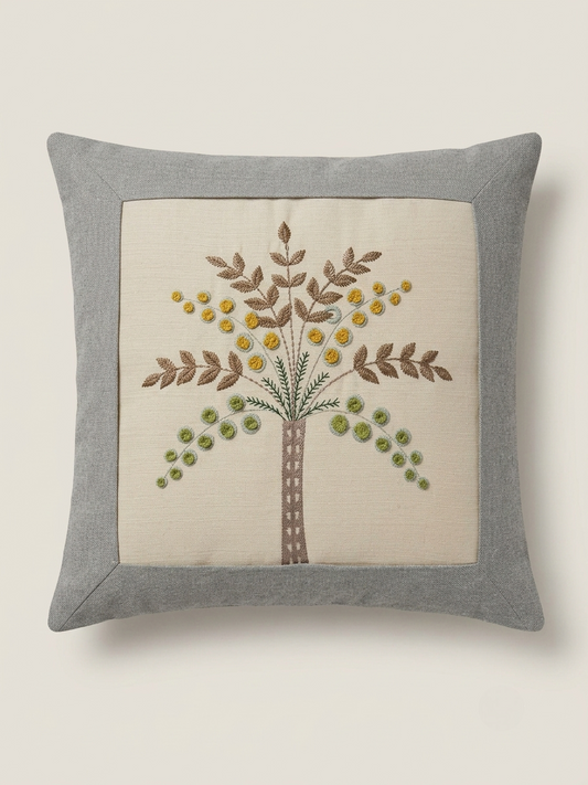 Framed Single Palm Cushion