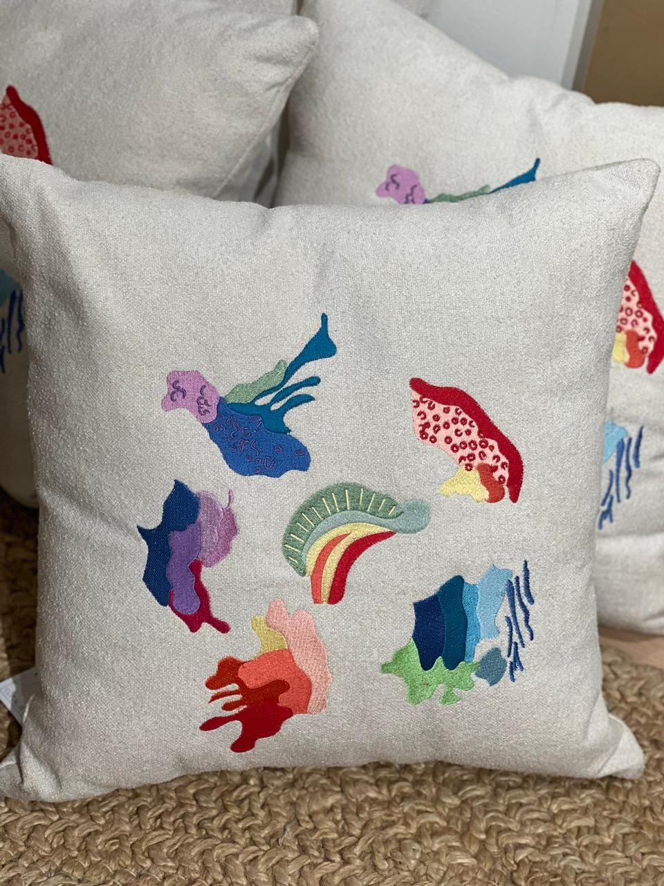 Coral Bloom Cushions