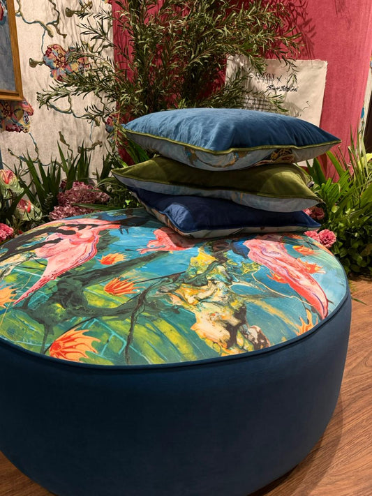 Garden Spirits Pouf