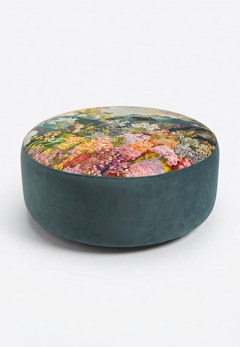 Layered Field Pouf