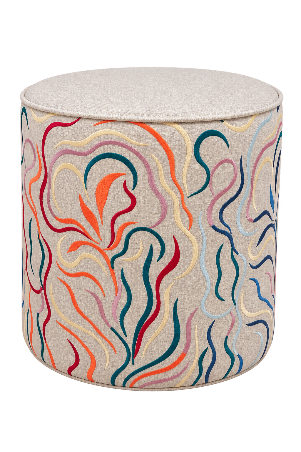 Hazy Flower Pouf