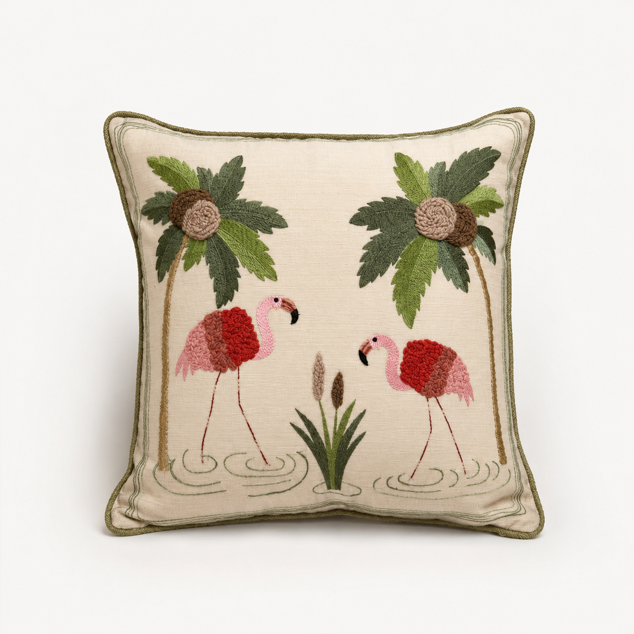 Pink Flamingo Cushion