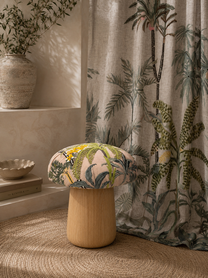 Mediterranean Trees Mushroom Pouf