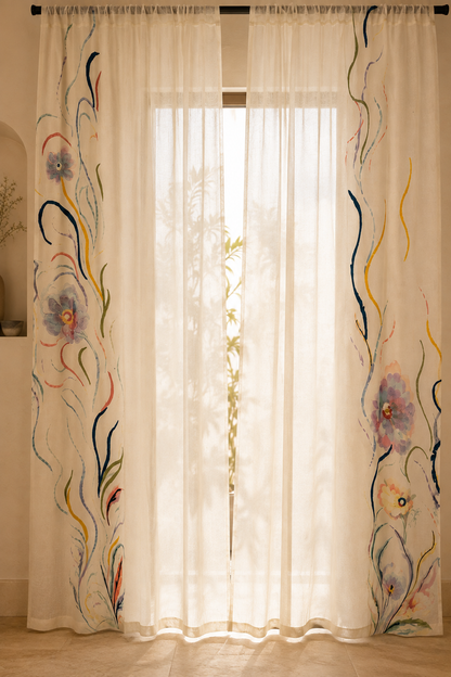 Hazy Flower Curtain