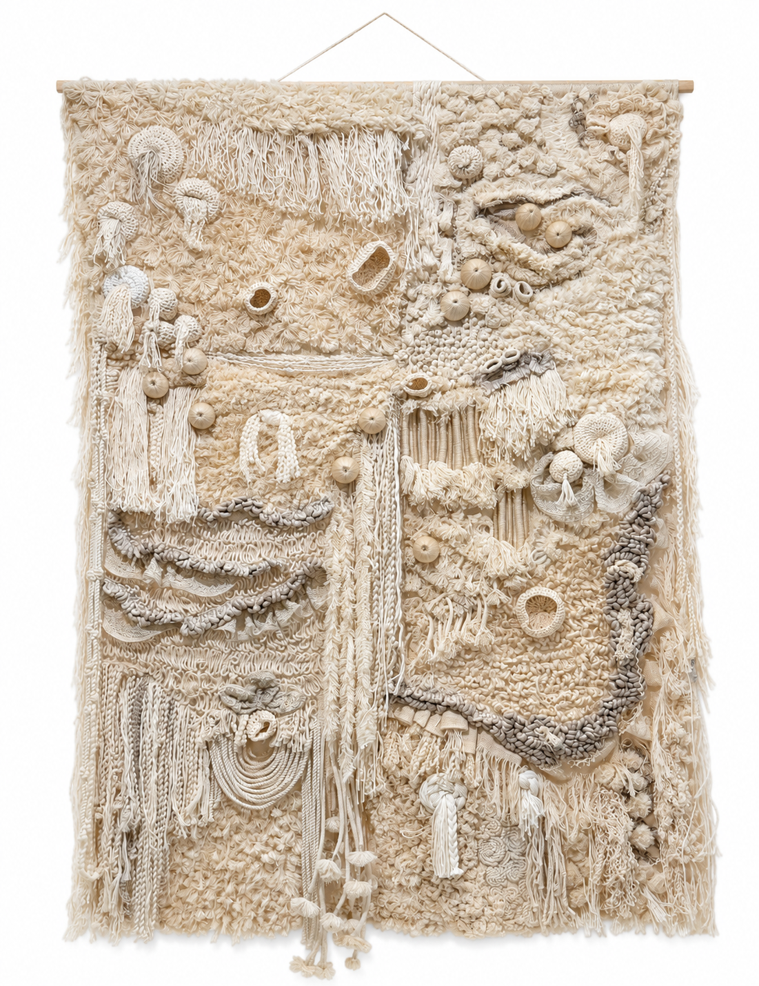 Silent Relief Woven Art Piece