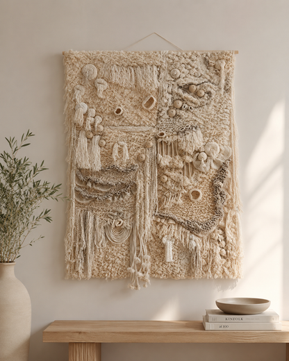 Silent Relief Woven Art Piece