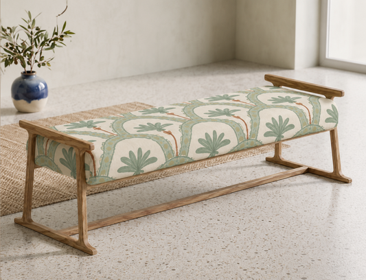 Palm Leaf Arch Banquette