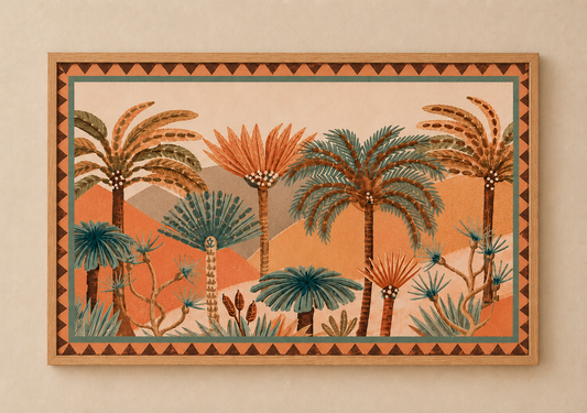 Palm Mirage Art Piece