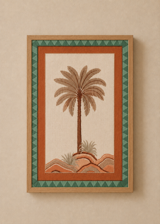Single Palm Art Piece