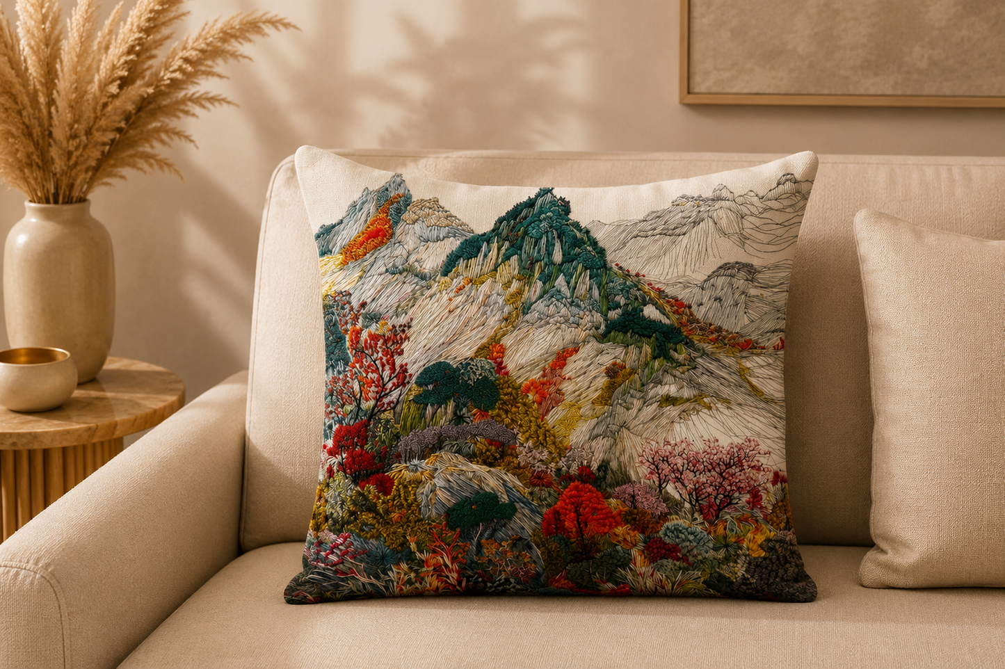 Distant Valleys Cushion