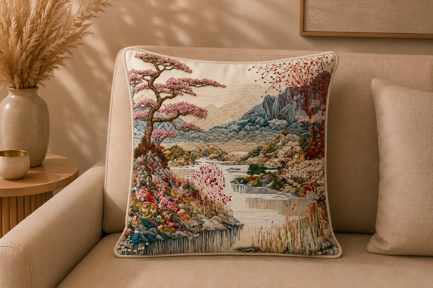 Pink Horizon Cushion