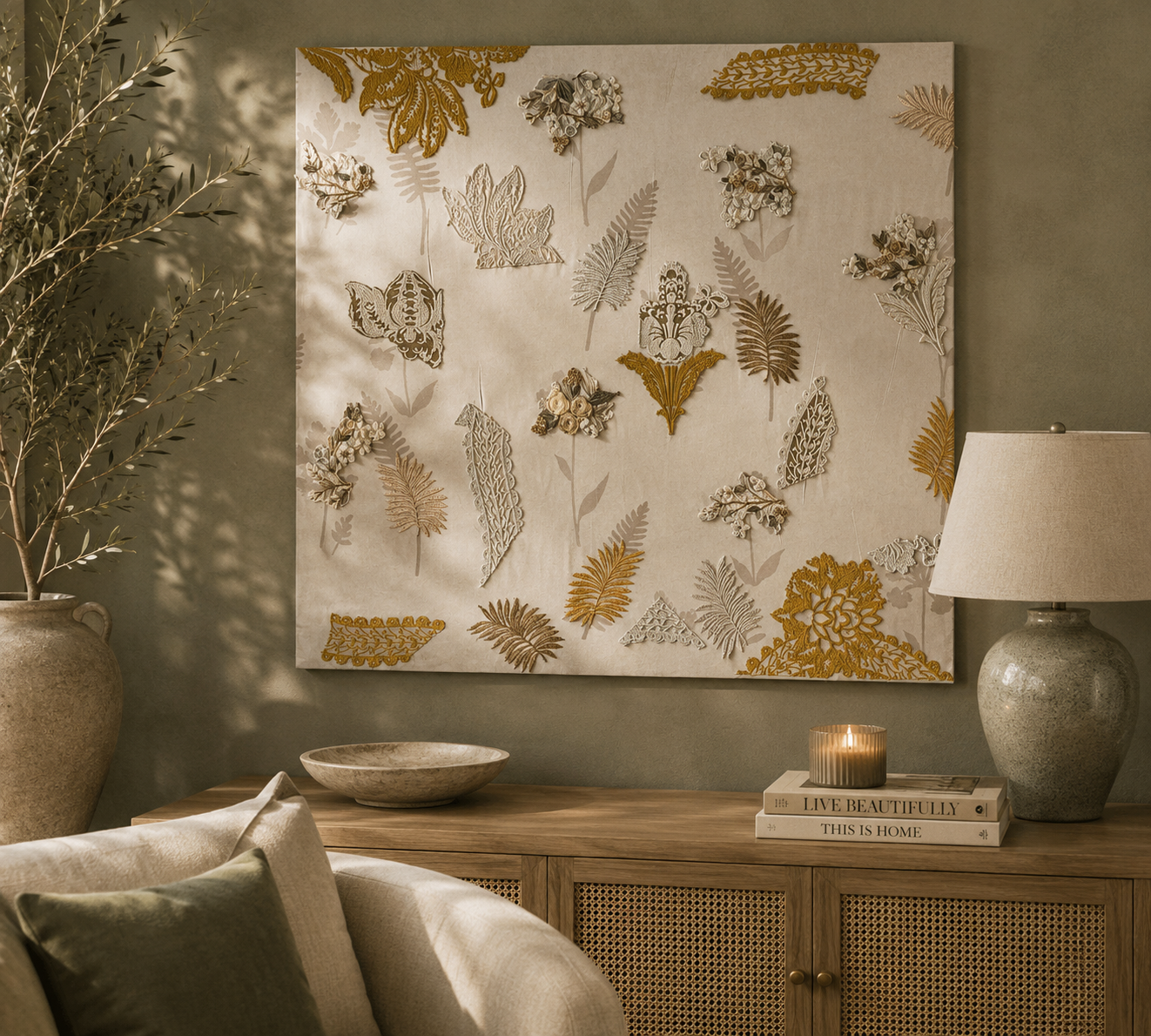 Handmade Art Pieces | Silk Meadow Dreams
