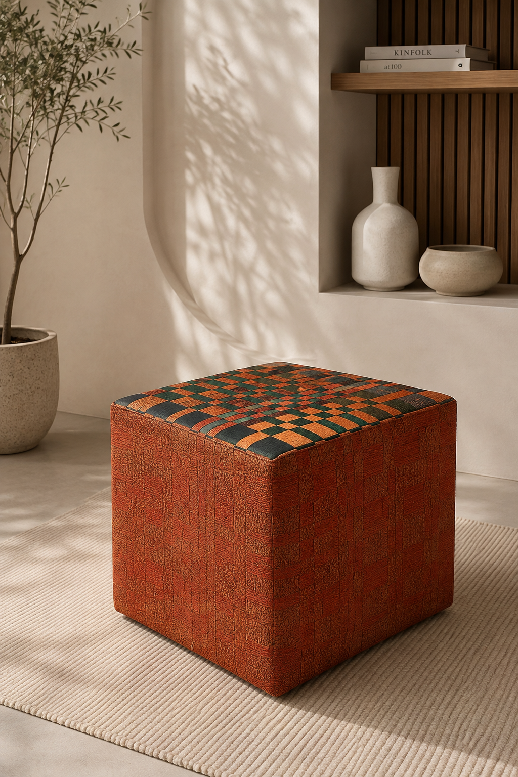 Geometric Poufs
