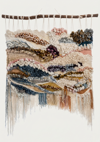 Earthen Symphony Woven Art Piece
