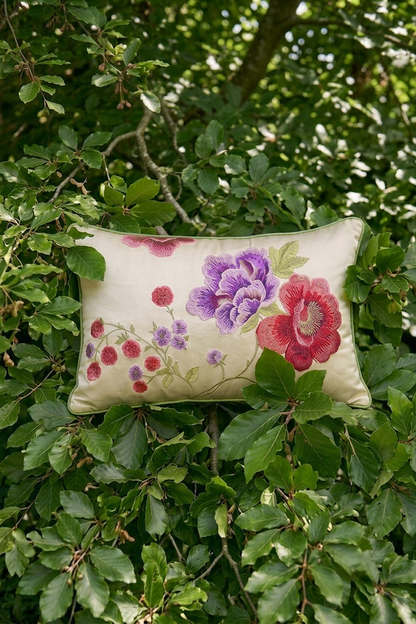 Flower Blossom Silk Cushion