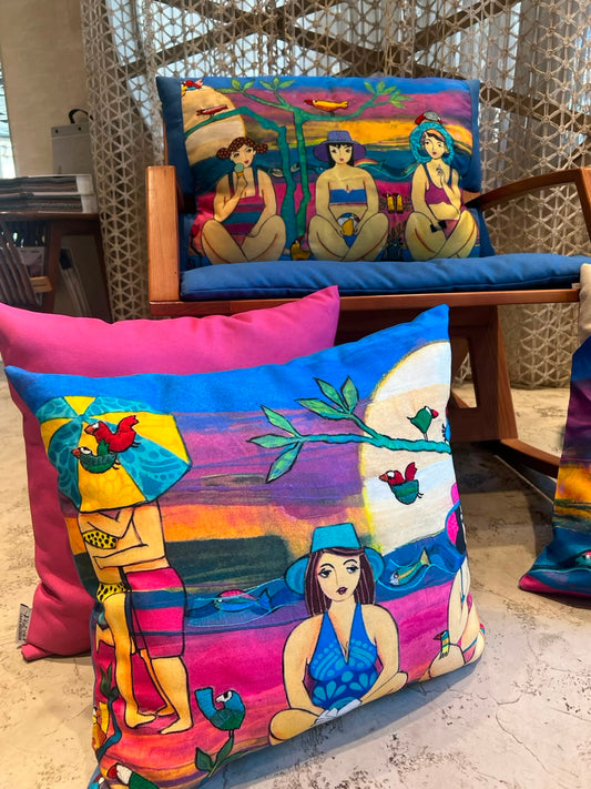 Artistic Cushion | Fatima El Shiati x Kozman