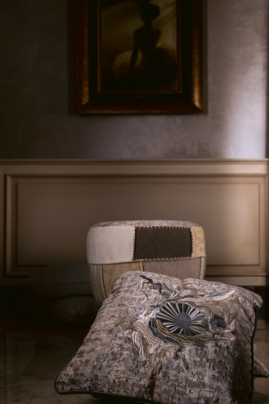 Threaded Bloom Cushions