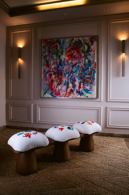 Coral Bloom Banquette | Laila Diab x Kozman