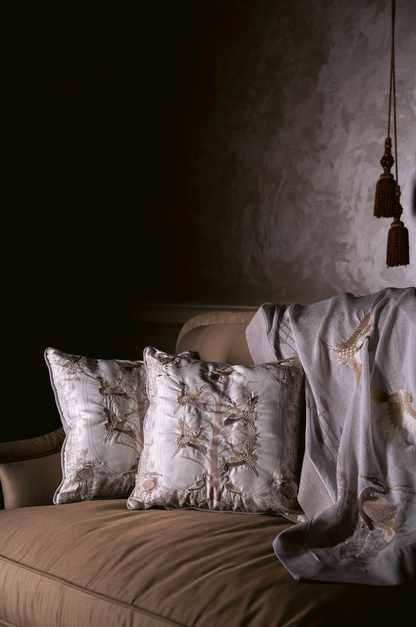 Aaru Birds Cushions | Shasha Kamal x Kozman