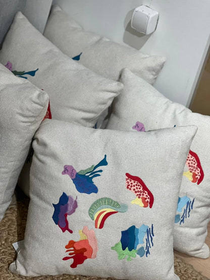 Coral Bloom Cushions