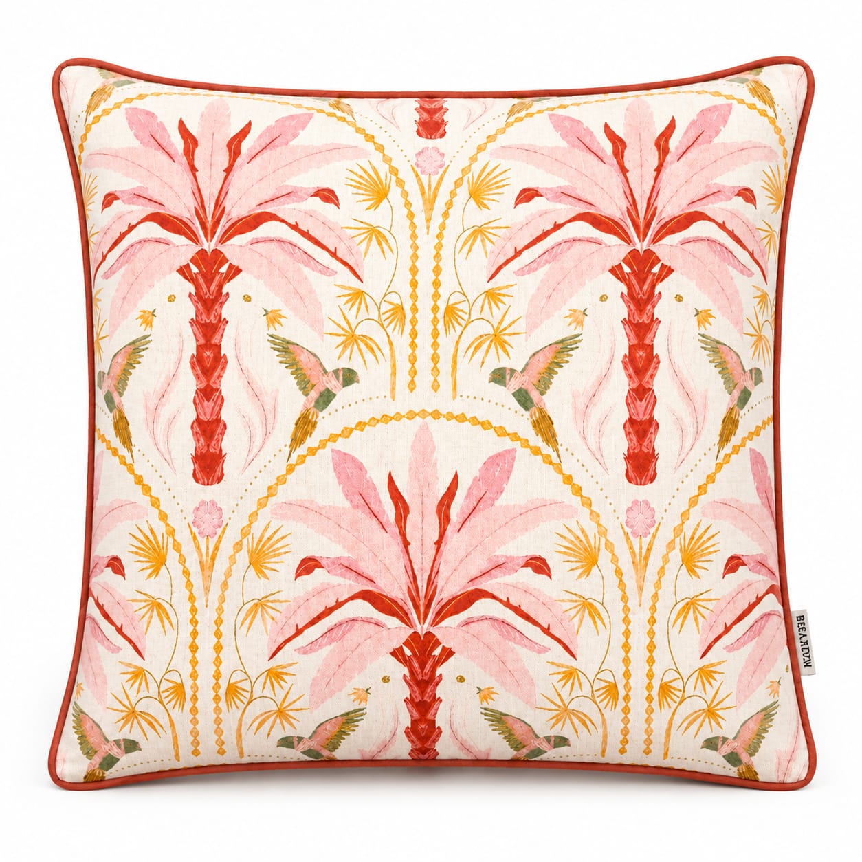 Pink Palms Cushion