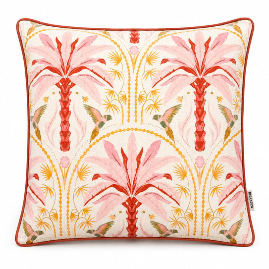 Pink Palms Cushion