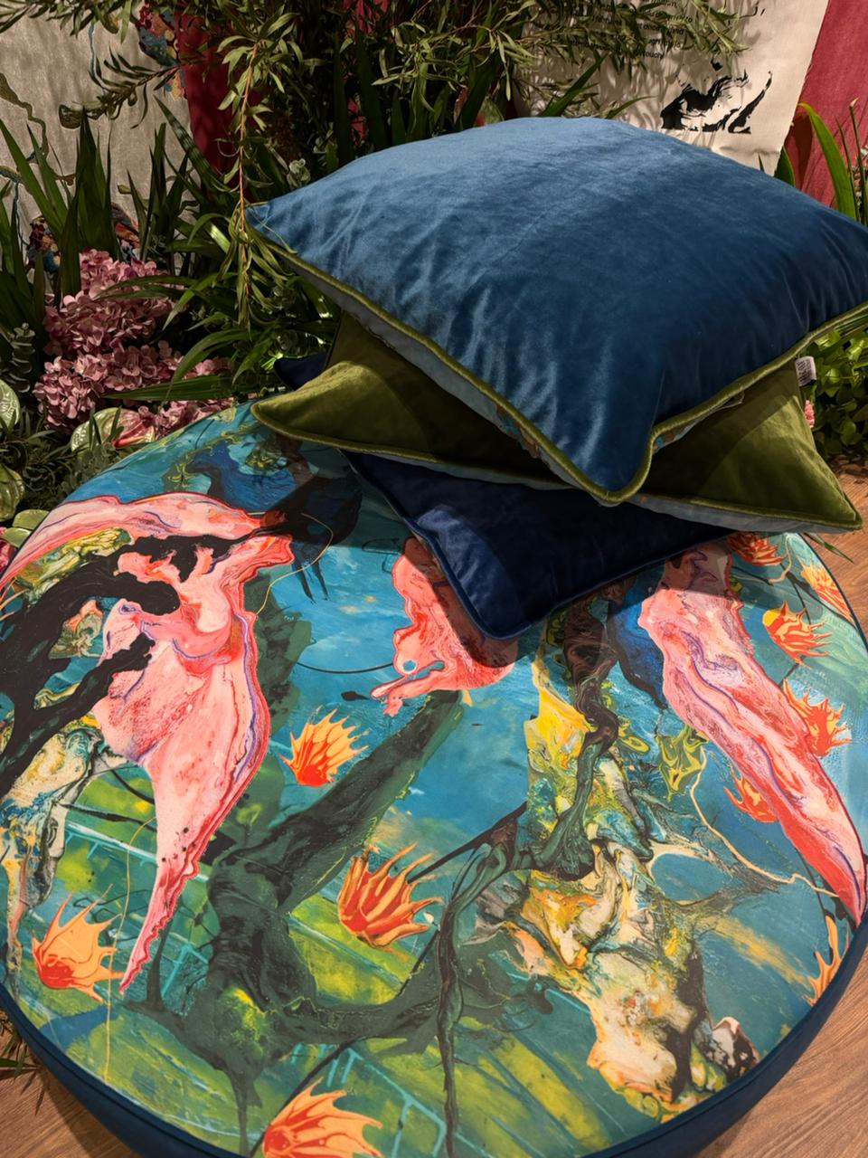 Garden Spirits Pouf