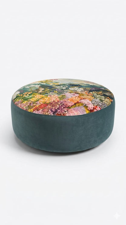 Layered Field Pouf